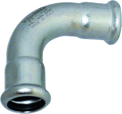 Inoxpres elbow 90 graden FF diameter 88,9