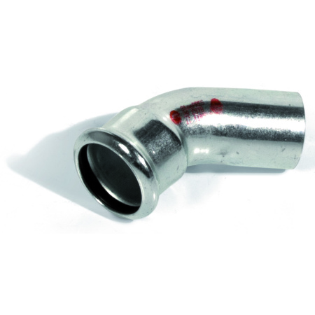 Steelpres elbow 45 graden MF diameter  108