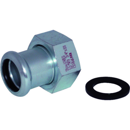 Steelpres val. connector 1"1/2x22
