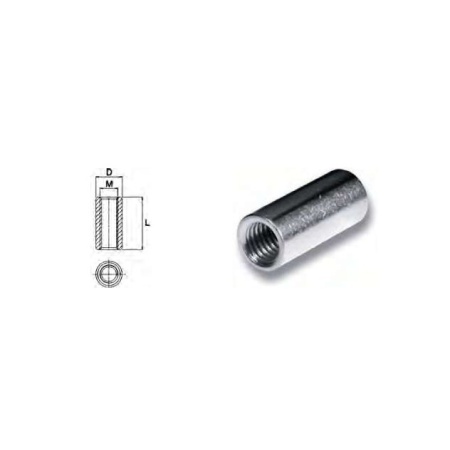 Stud connector M8x30 AISI304