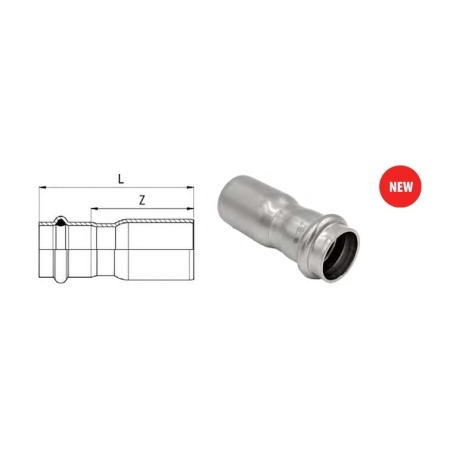 Inox_Uniko 304L reducer 108x55