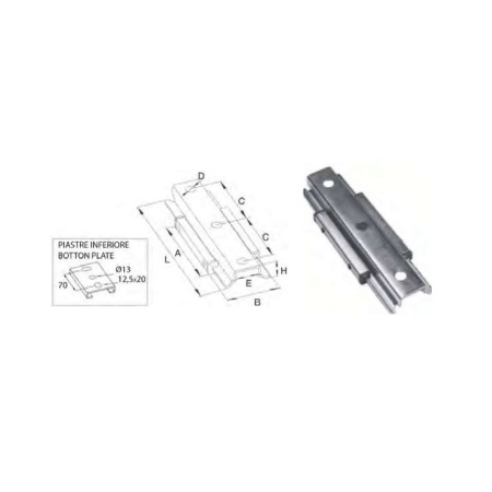 Galvanized sliding saddle