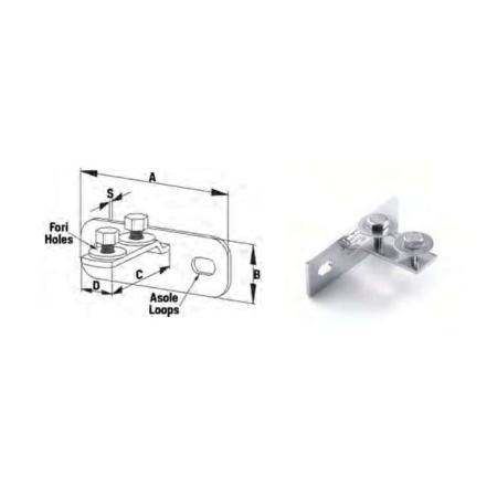 Crossway front bracket rail 27/28/30/32