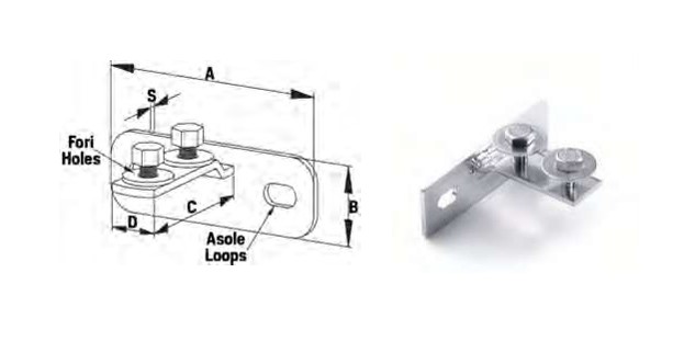 Crossway front bracket rail 27/28/30/32
