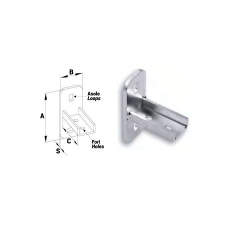 Lenghtway supp. front bracket rail 30/32
