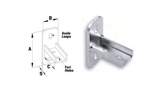 Lenghtway supp. front bracket rail 30/32