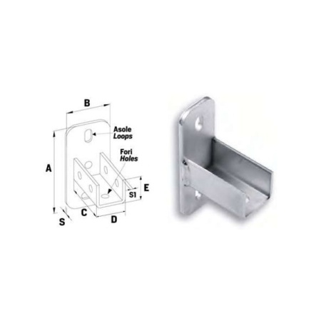 Lenghtway supp. front bracket rail 41