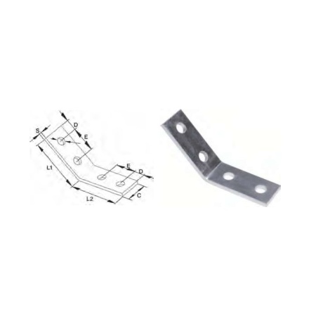 135 graden angle for fixing rail 41