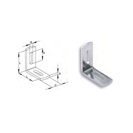 90 graden angle for fixing rail 27/28/30/32