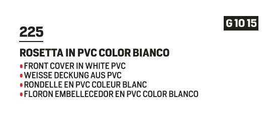 PVC white front cover DE 28-3/4" - Afbeelding 2