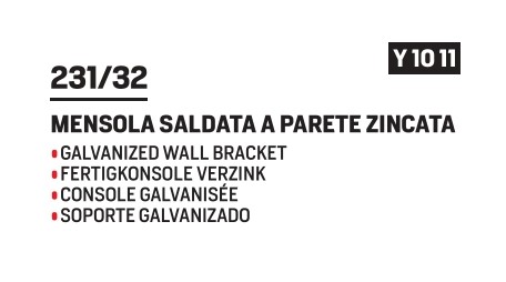 Wall bracket prof. 32 L=280 mm - Afbeelding 2