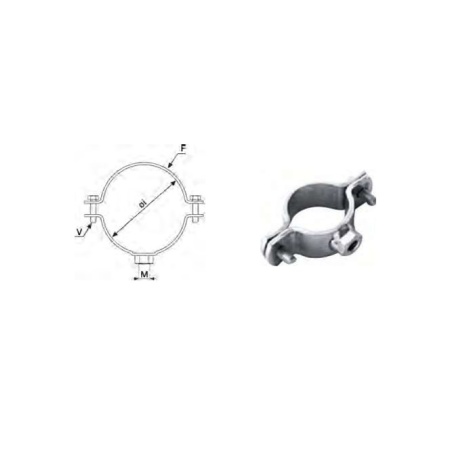 Collar without dowel/screw 1"1/2