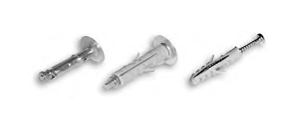 Screw/plug nylon for clip/U-bolt 4,5x40