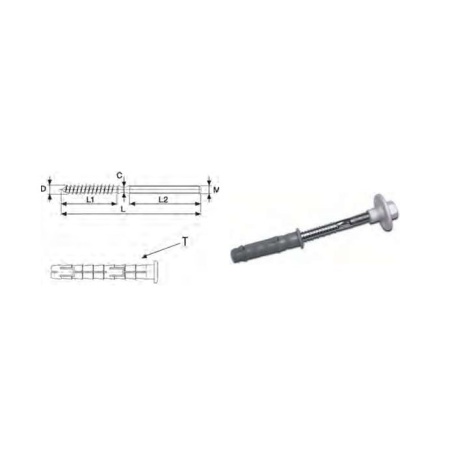 Wall sanitary clamps 10x120 - pair