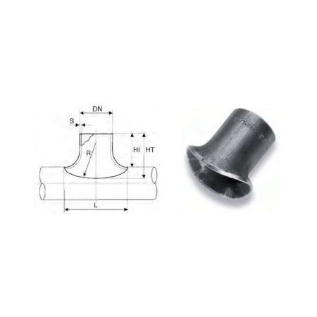 Saddle stub seamless 48,3x2,6