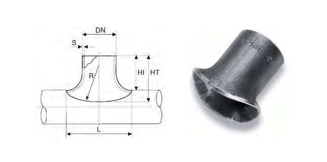 Saddle stub seamless 48,3x2,6