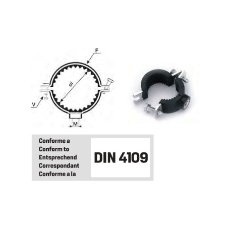 Collar Pratiko rub. without D/S 1"1/2