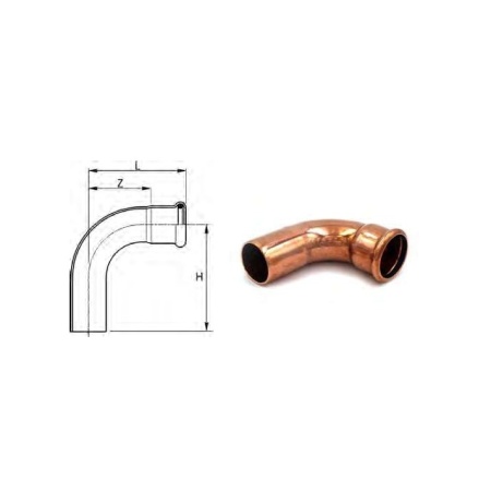 Aespres elbow 90 graden MF diameter  28