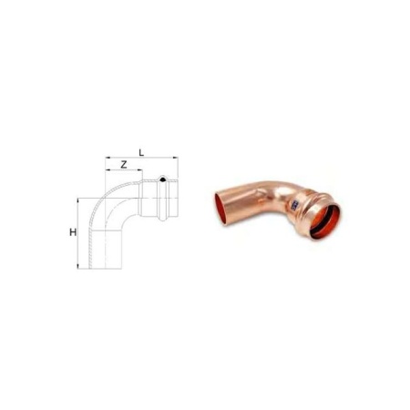 Aespres Uniko elbow 90 graden MF diameter  28