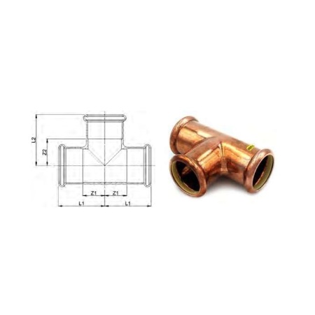 Aespres Gas equal tee diameter  28