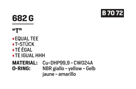 Aespres Gas equal tee diameter 28 - Afbeelding 2