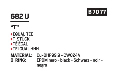 Aespres Uniko equal tee diameter 28 - Afbeelding 2