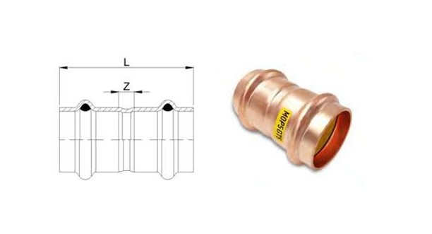 Aespres Uniko Gas coupling diameter 28