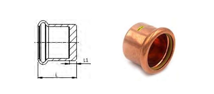 Aespres Gas stop end diameter 28