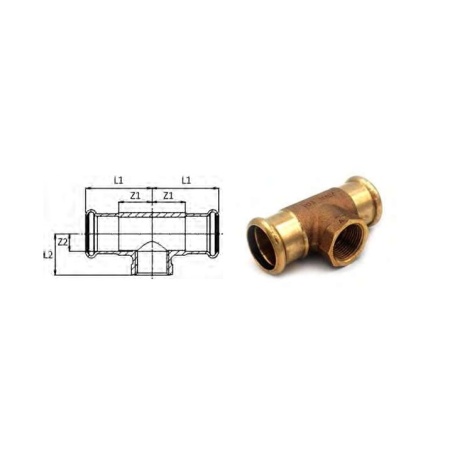 Aespres tee F 1/2"x18