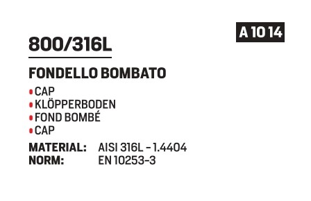 Cap 26,9x2 316L - Afbeelding 2