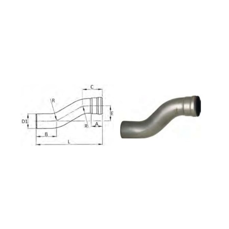 Offset 130 Dn 150 316L