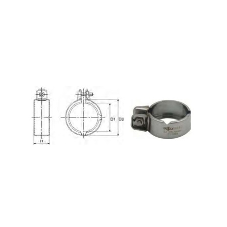 Safety collar Dn 80 316L
