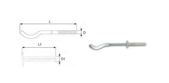 2 galvani. brackets MA/S 8,8x170 pressed