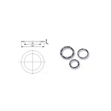 Gasket without asbestos 1"1/2 2 mm
