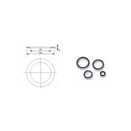 Rubber gasket 1"1/2 2 mm