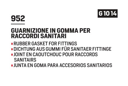Rubber gasket 2" 2 mm - Afbeelding 2