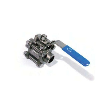 Ball valve 3pcs F/P butt welding 1"1/4